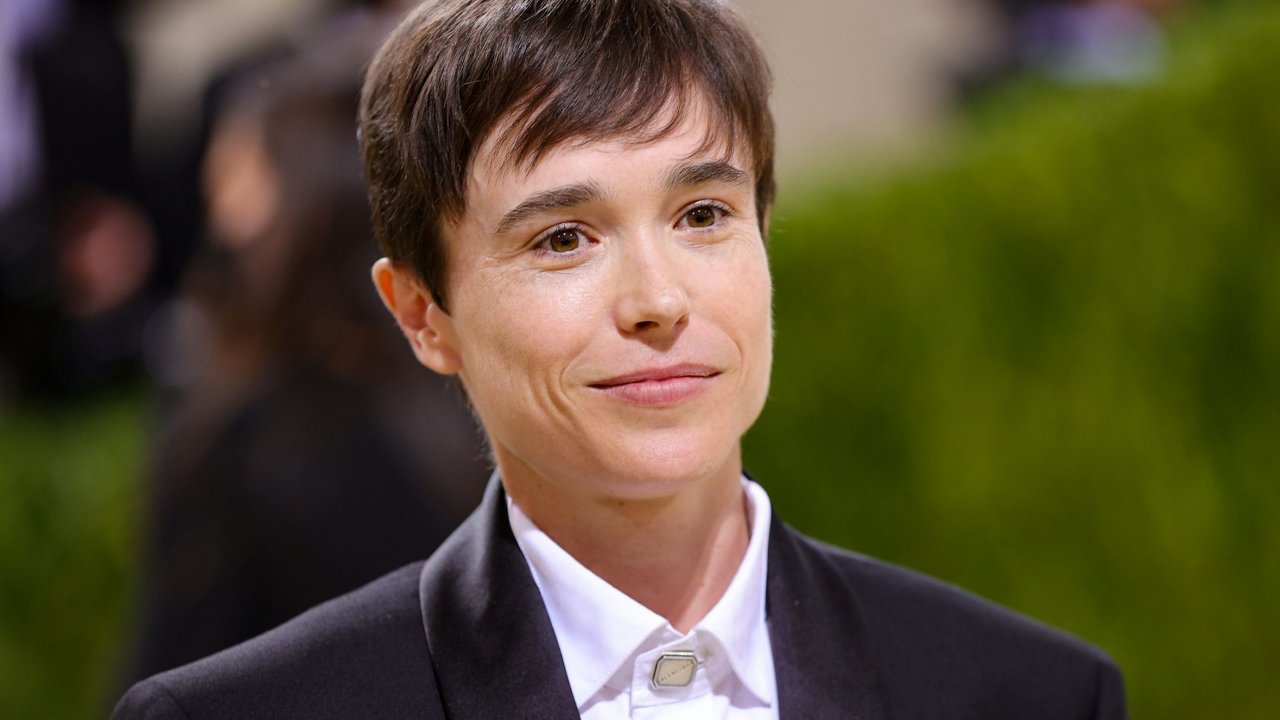 Primo piano di Elliot Page