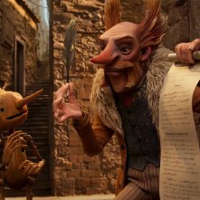 Pinocchio: un'immagine del film di Guillermo del Toro