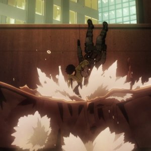 Spriggan: una scena d'azione