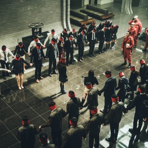 La casa di carta: Corea - una scena della serie