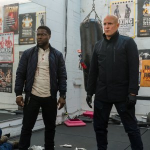 The Man From Toronto:  Woody Harrelson e Kevin Hart in una scena