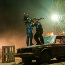 Blasted - In due contro gli alieni: una scena