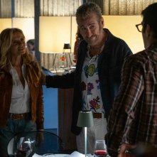 La mia ombra è tua: Marco Giallini, Giuseppe Maggio, Isabella Ferrari in una scena del film