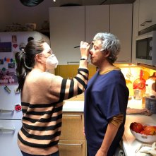 Le voci sole: una foto sul set