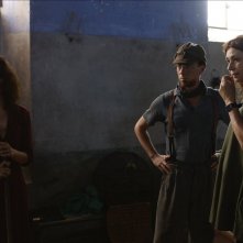 La storia: Jasmine Trinca ed Elio Germano sul set con la regista francesca Archibugi