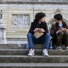 Io e Spotty: Michela De Rossi e Filippo Scotti in una scena del film