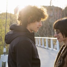 Io e Spotty: Michela De Rossi e Filippo Scotti in una scena