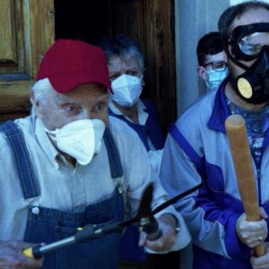 Dio è in pausa pranzo: una scena del film