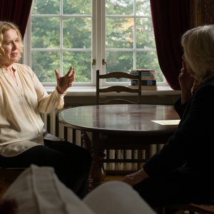 Searching For Ingmar Bergman: Liv Ullmann, Margarethe von Trotta in una scena del film