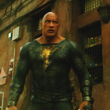 Black Adam: Dwayne Johnson in una scena del trailer
