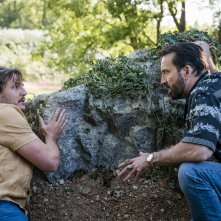 Il talento di Mr. C: Nicolas Cage e Pedro Pascal in una scena del film