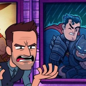 Teen Titns Go! - Un'immagine del cameo di Zack Snyder