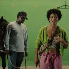 Nope: Keke Palmer e Daniel Kaluuya in una scena
