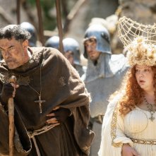 Il Pataffio: Alessandro Gassmann, Viviana Cangiano in una sequenza