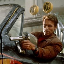 Last Action Hero - L'ultimo grande eroe: Arnold Schwarzenegger in una scena