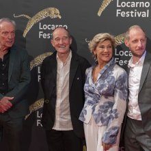Il mio vicino Adolf, Udo Kier, David Hayman, Olivia Silhavy e il regista Leon Prudovsky a Locarno 2022