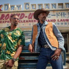 Day Shift - A caccia di vampiri: Jamie Foxx e Snoop Dogg in una scena del film