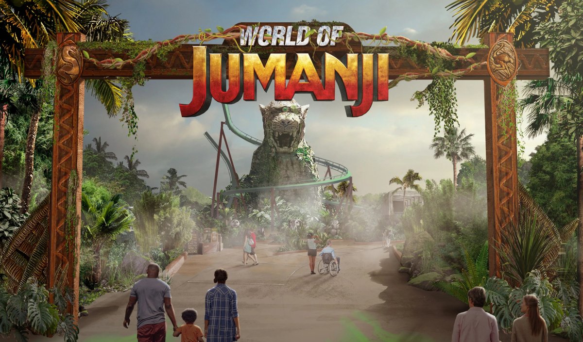 Jumanji: il parco tematico aprirà i battenti nella primavera 2023