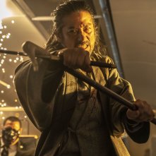 Bullet Train: Hiroyuki Sanada in una scena del film