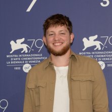 Athena: Anthony Bajon in una foto durante il photocall della Mostra Internazionale d’Arte Cinematografica di Venezia 2022