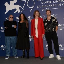 Master Gardener: il cast in una foto del photocall di Mostra Internazionale d’Arte Cinematografica di Venezia 2022