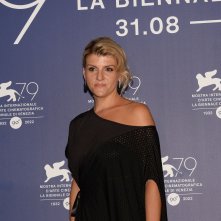 The Happiest Man In the World: Jelena KordiC Kuret in una foto durante il photocall della Mostra Internazionale d’Arte Cinematografica di Venezia 2022