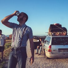 Margini: Francesco Turbanti, Matteo Creatini, Emanuele Linfatti in una sequenza