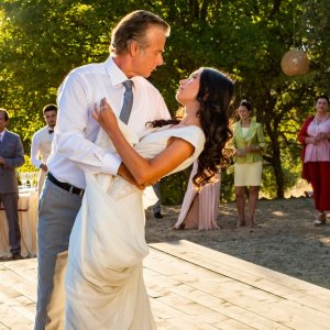 Rumba Therapy: Franck Dubosc, Louna Espinosa in una scena del film