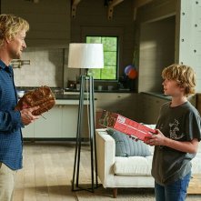 Secret Headquarters: Owen Wilson e Walker Scobell in una scena del film