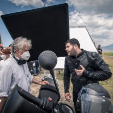 Rosanero: una foto dal set del film