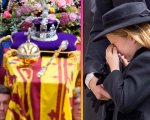 La principessa Charlotte piange al funerale della regina Elisabetta II e i social si commuovono (FOTO)