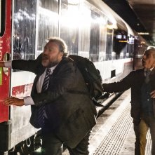 Tutti a bordo: Stefano Fresi, Giovanni Storti in un momento del film