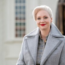Mercoledì: Gwendoline Christie in una scena della serie Netflix