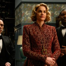 Omicidio nel West End: Reece Shearsmith, Ruth Wilson, David Oyelowo in una scena del film