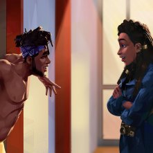 Entergalactic: una scena del film