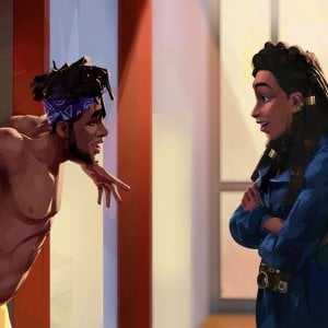 Entergalactic: una scena del film