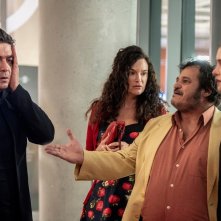 Quasi orfano: Riccardo Scamarcio, Vittoria Puccini, Antonio Gerardi, Grazia Schiavo durante una scena del film