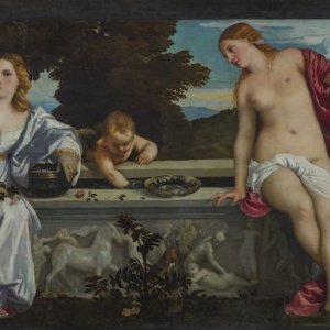 Tiziano. L'impero del colore: Amor Sacro Amor Profano