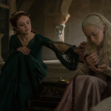 House of the Dragon: Olivia Cooke e Evie Allen in un'immagine della serie
