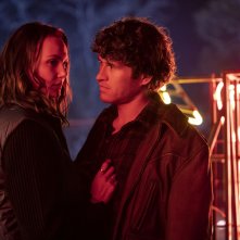 Halloween Ends: Rohan Campbell, Andi Matichak in una scena del film