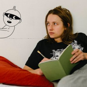 Ninjababy: Kristine Kujath Thorp in una sequenza