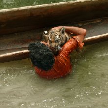 Il ragazzo e la tigre: Sunny Pawar in una scena del film