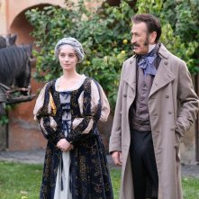 Il principe di Roma: Denise Tantucci e Marco Giallini in una scena del film