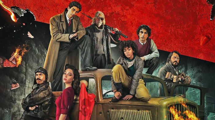 Rapiniamo il duce: Matilda De Angelis canta Gianna Nannini in una scena del film