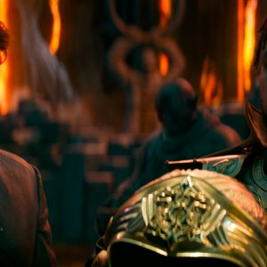 Dungeons & Dragons: L'onore dei ladri, Chris Pine, Justice Smith in una scena del film