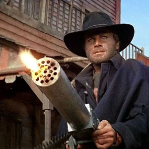 Django: Franco Nero in una sequenza