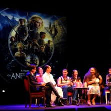 Gli anelli del potere: Ismael Cruz Cordova, Sophia Nomvete e Cynthia Addai-Robinson all'incontro di Lucca 2022