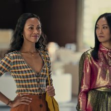 From Scratch - La forza di un amore: Zoe Saldana in un momento della serie Netflix