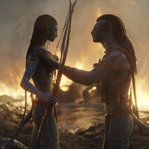 Avatar: la via dell'acqua, un momento drammatico del film