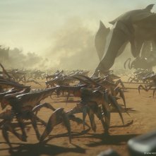 Starship Troopers - Fanteria dello spazio: una scena del film